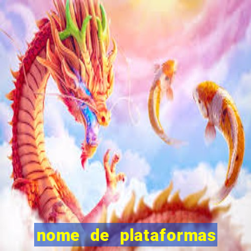 nome de plataformas de jogos